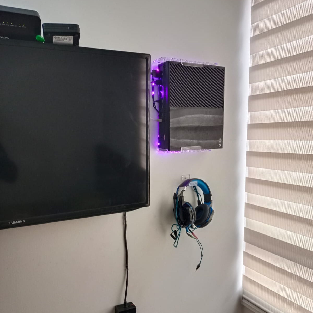 Combo soporte de pared Xbox One Fat