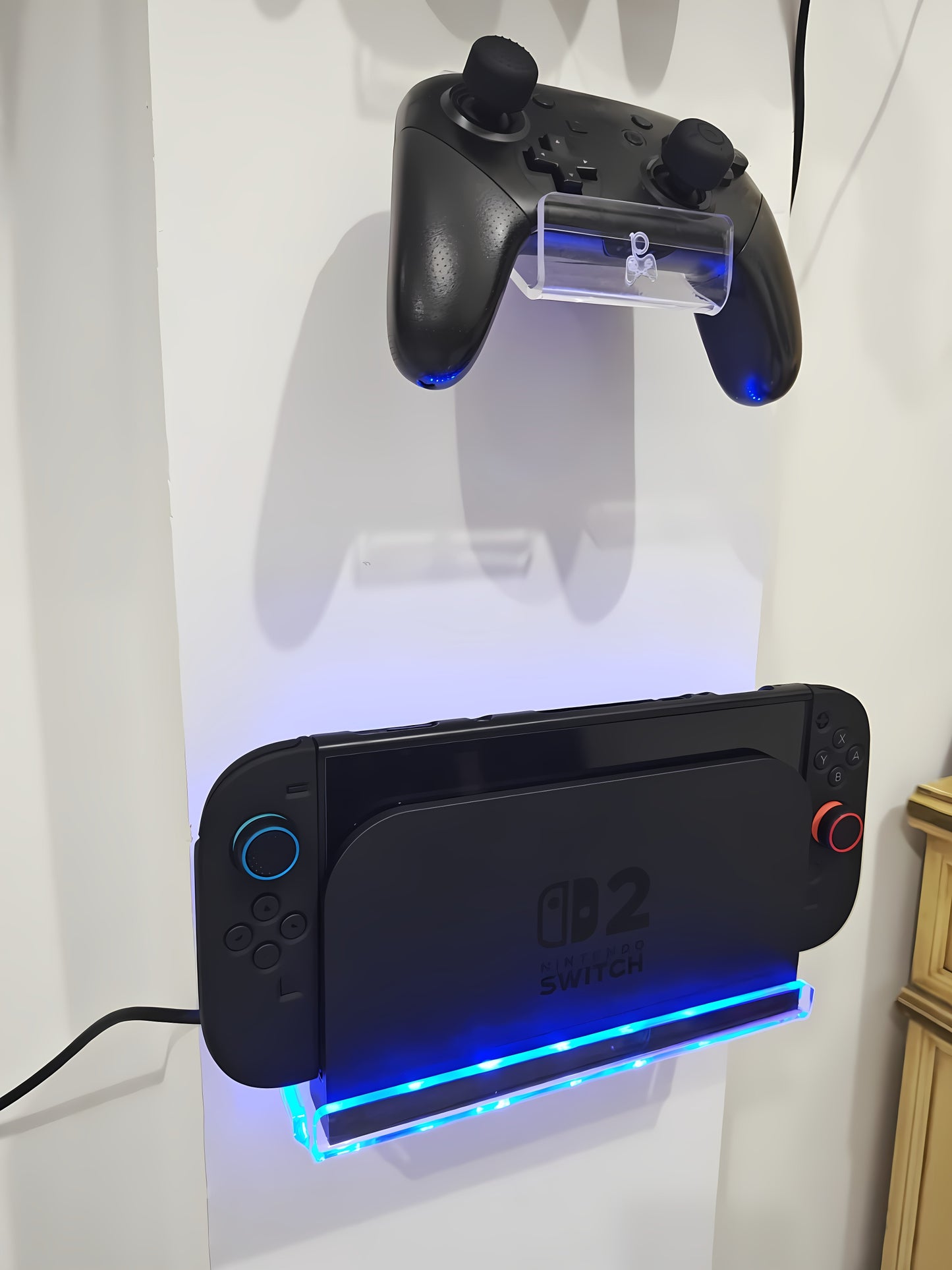 Combo soporte de pared Nintendo Switch 1 y 2