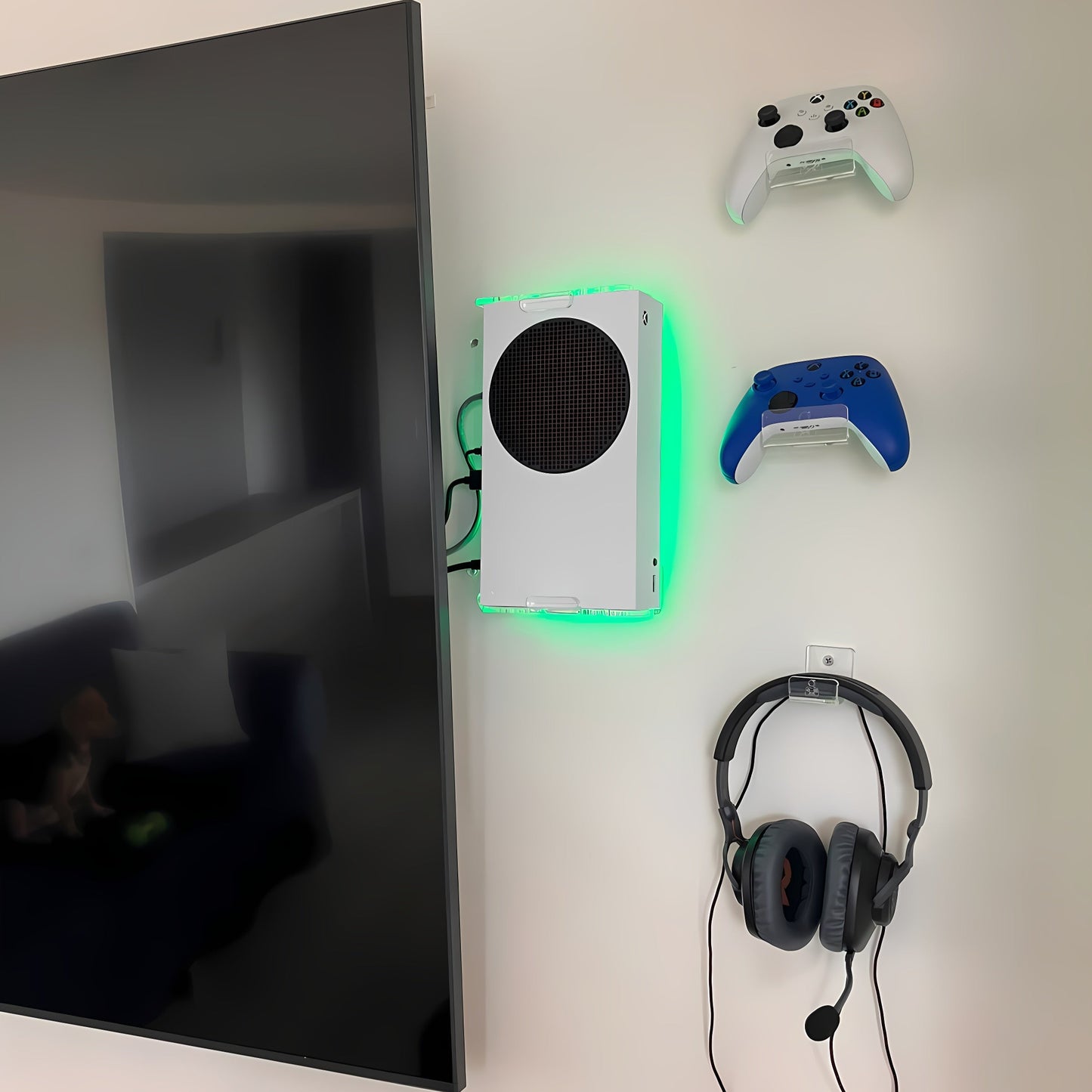 Combo soporte de pared Xbox Series S