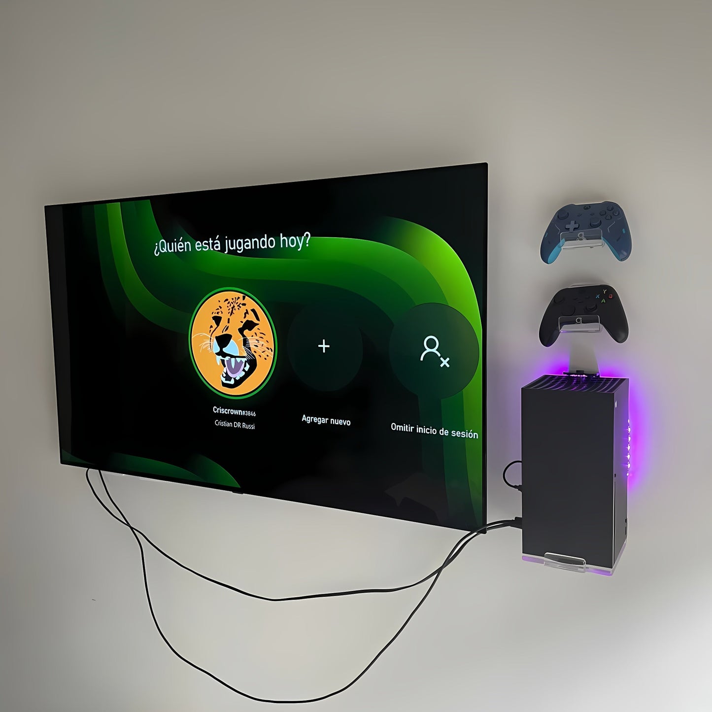 Combo soporte de pared Xbox Series X
