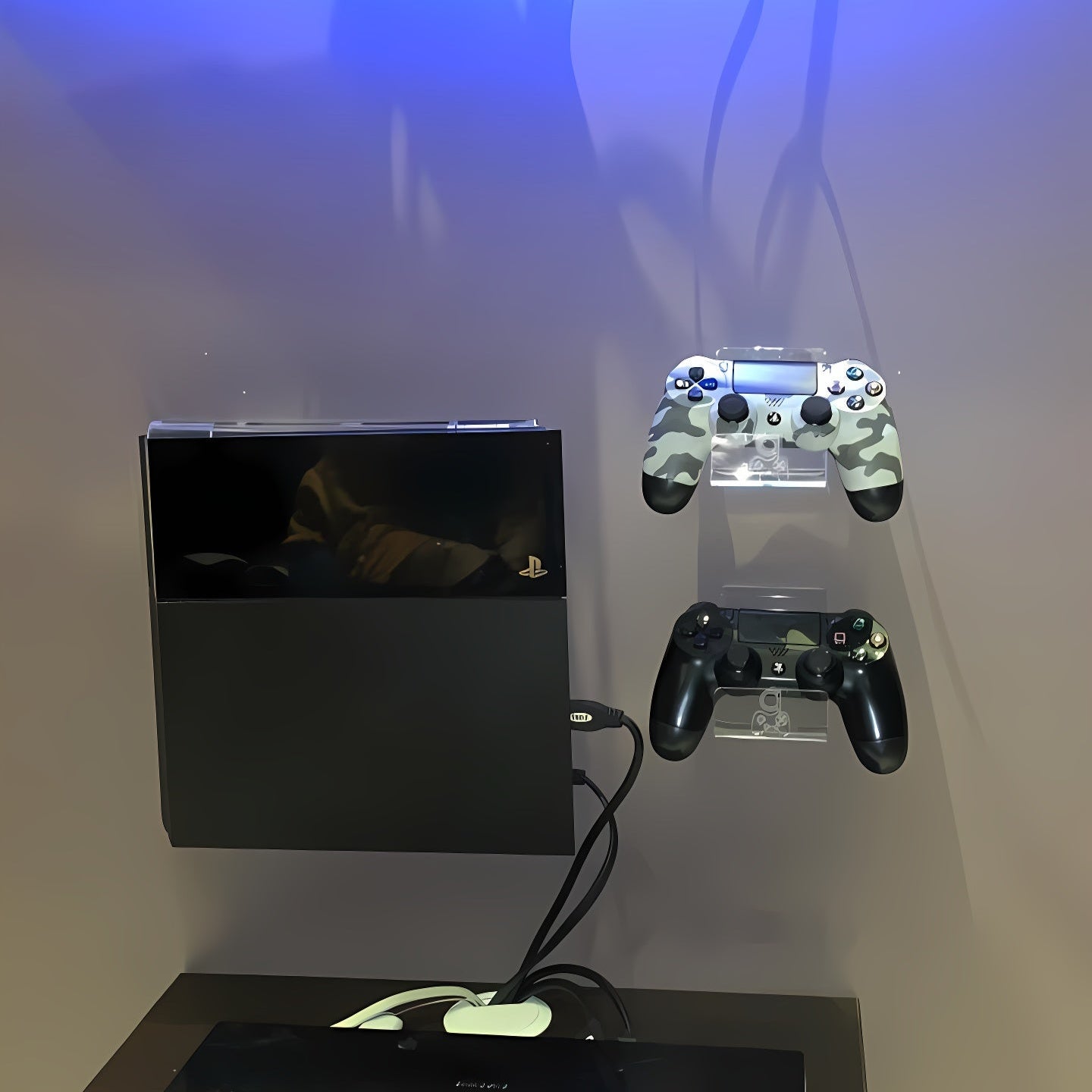 Combo soporte de pared PlayStation 4