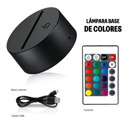 Lámpara Colores Personalizable