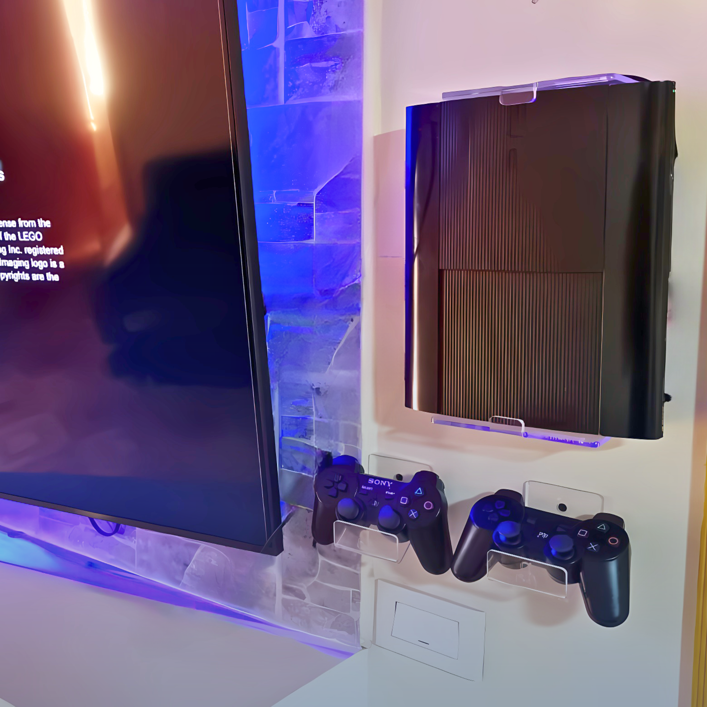 Combo soporte de pared PlayStation 3