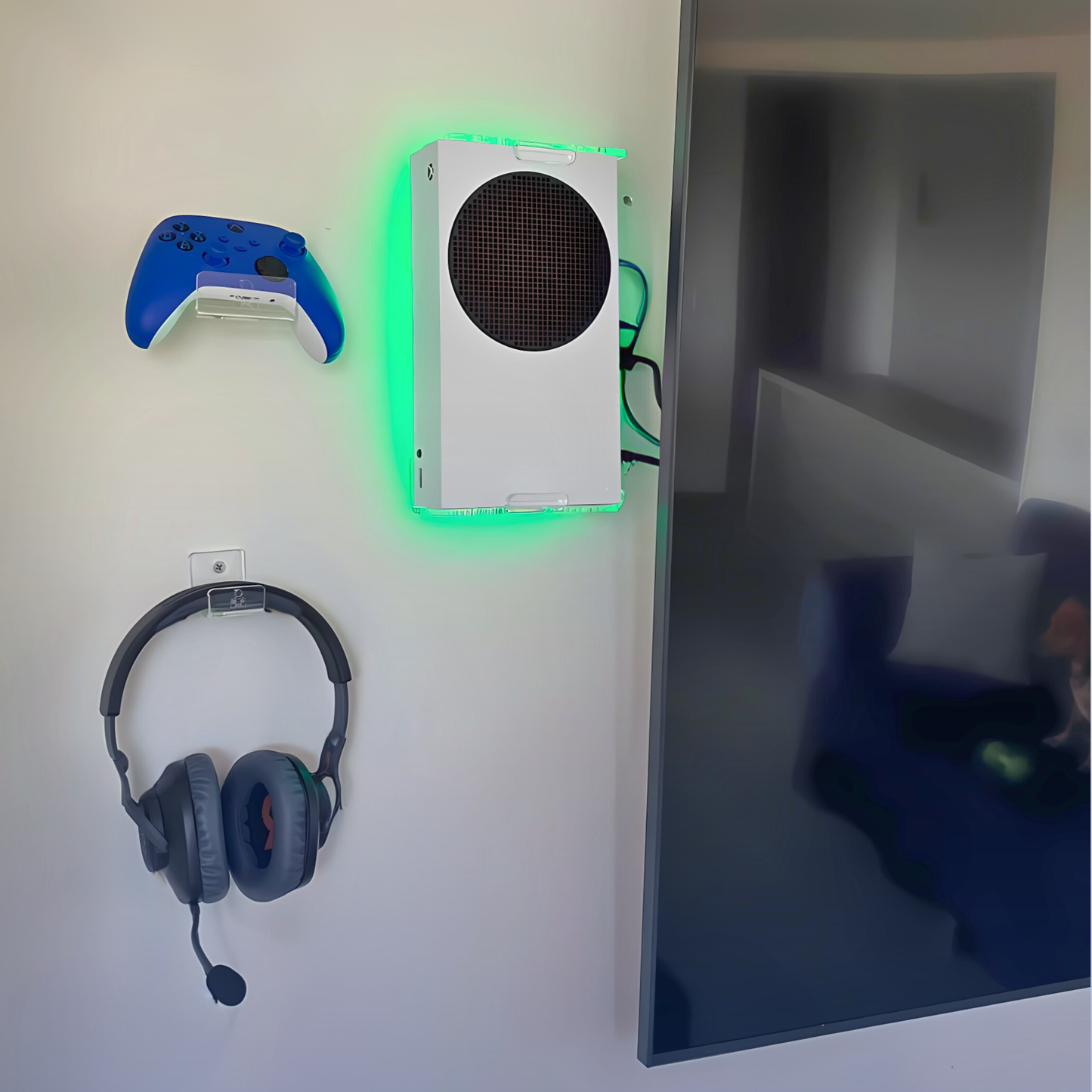 Combo soporte de pared Xbox Series S