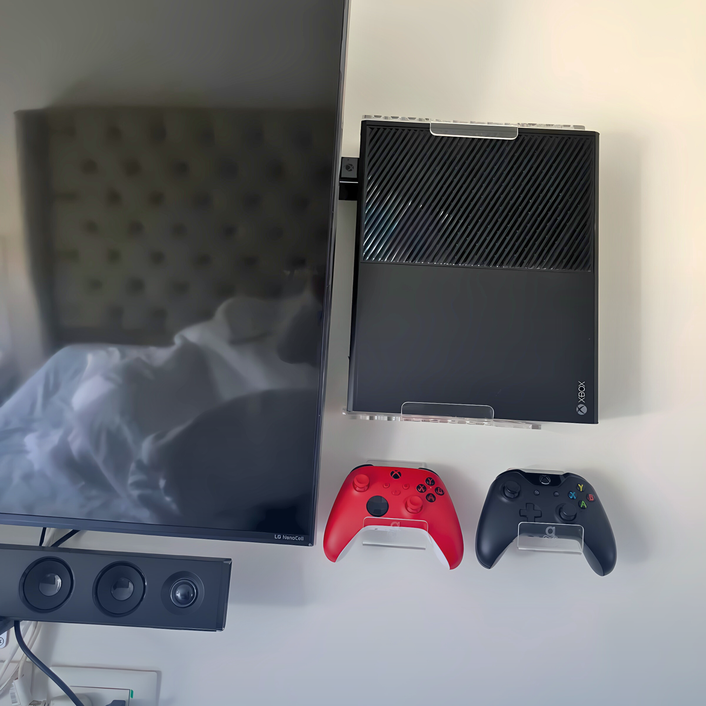 Combo soporte de pared Xbox One Fat