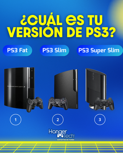 Combo soporte de pared PlayStation 3