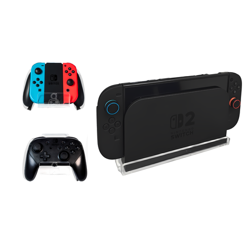 Combo soporte de pared Nintendo Switch 1 y 2