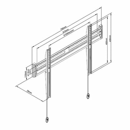 Soporte Televisor Fijo NB C3F de 40"-65"